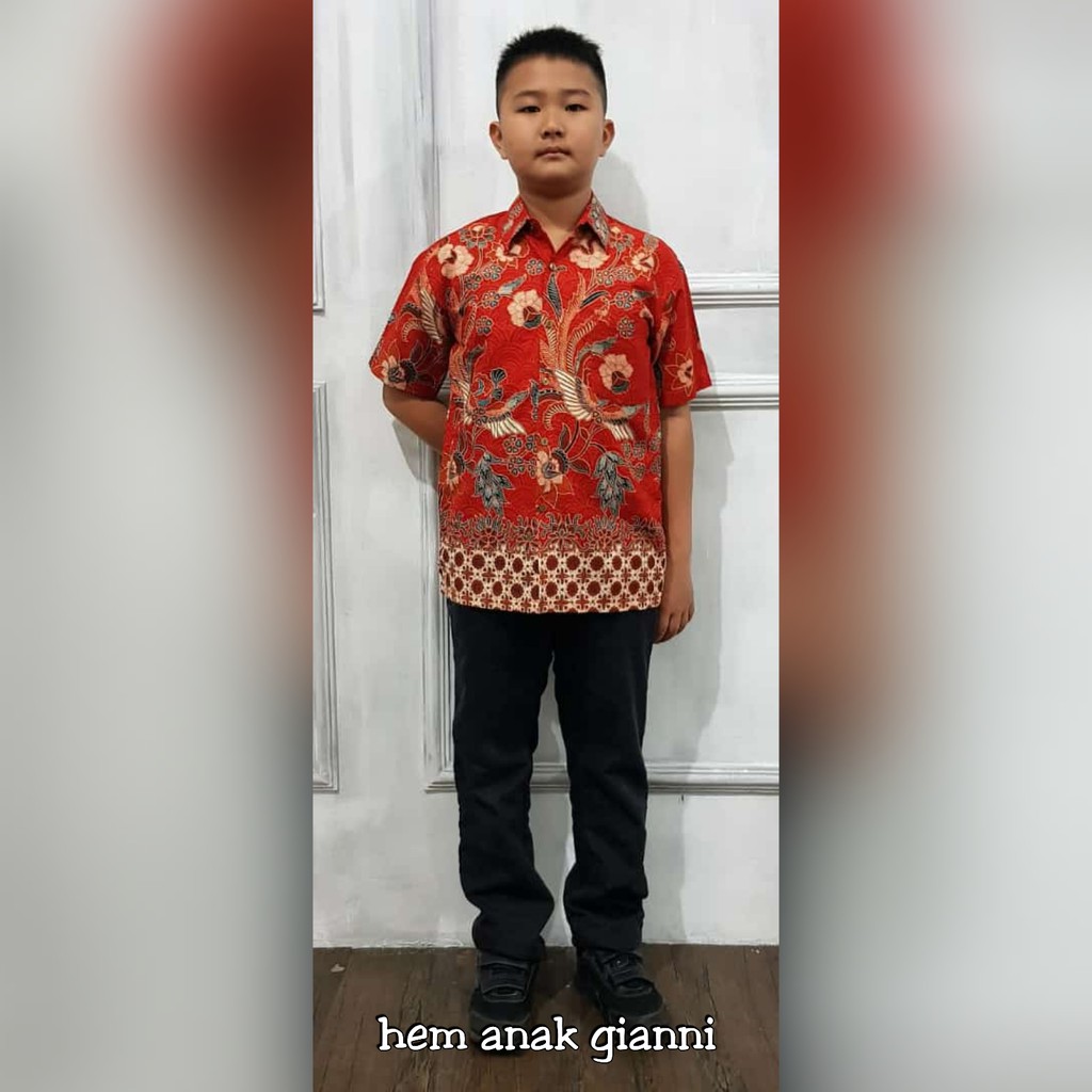 BATIK COUPLE SARIMBIT KELUARGA ANAK TERBARU JUMBO MURAH PASANGAN TUNIK MODERN GIANY GIANI MERAH