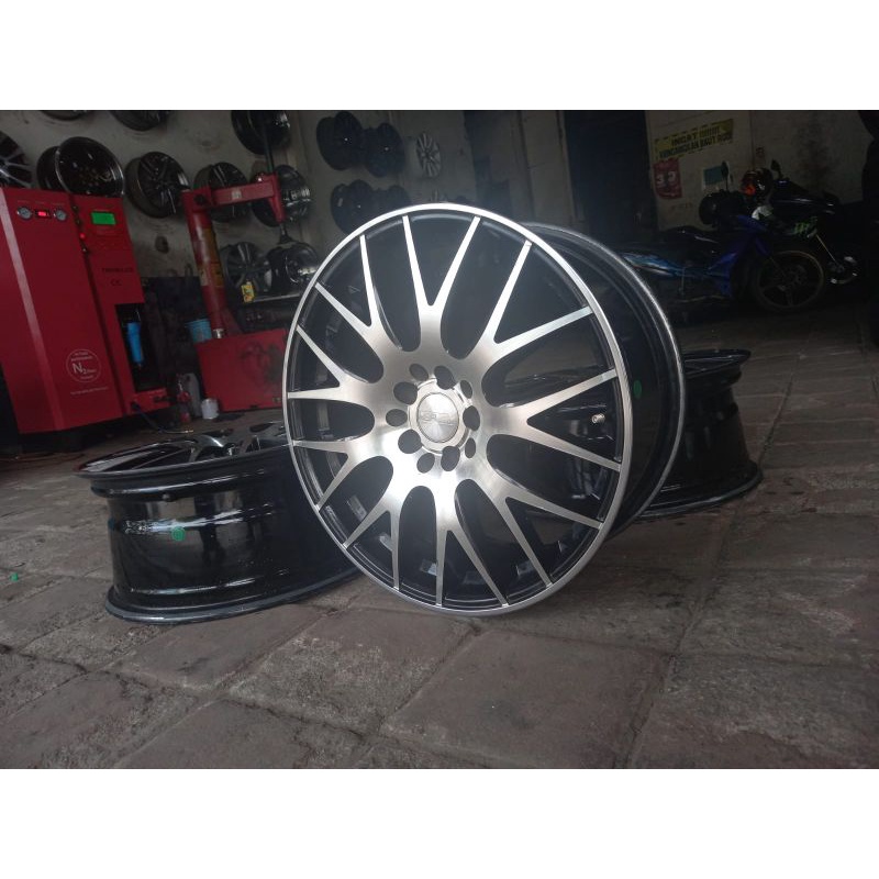 Velg Second Mobil TYPE HSR NIFTY Ring 17 Hole 5x100 5x114 Et 40 COCOK BUAT ERTIGA INOVA BRV GRANMAX 
