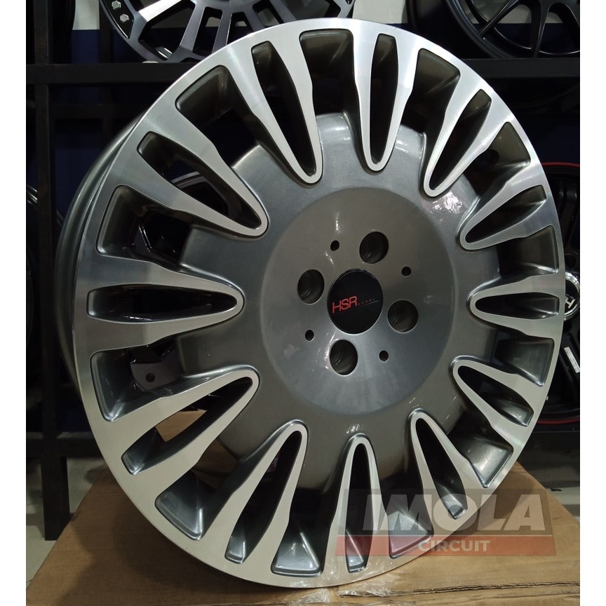 Velg mobil ring 17 HSR wheel lobang baut pcd 4x100 lebar 7 et 40 R17 pelek murah import monoblock
