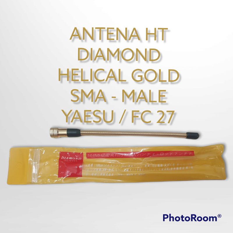 ANTENA HT HELICAL GOLD SMA MALE YAESU / FC 27