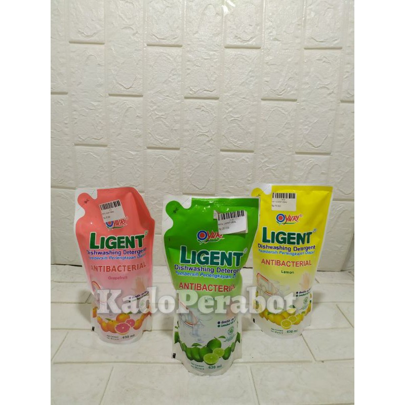 Refill Ligent 630 ml - sabun cuci piring yuri -sabun yuri piring murah