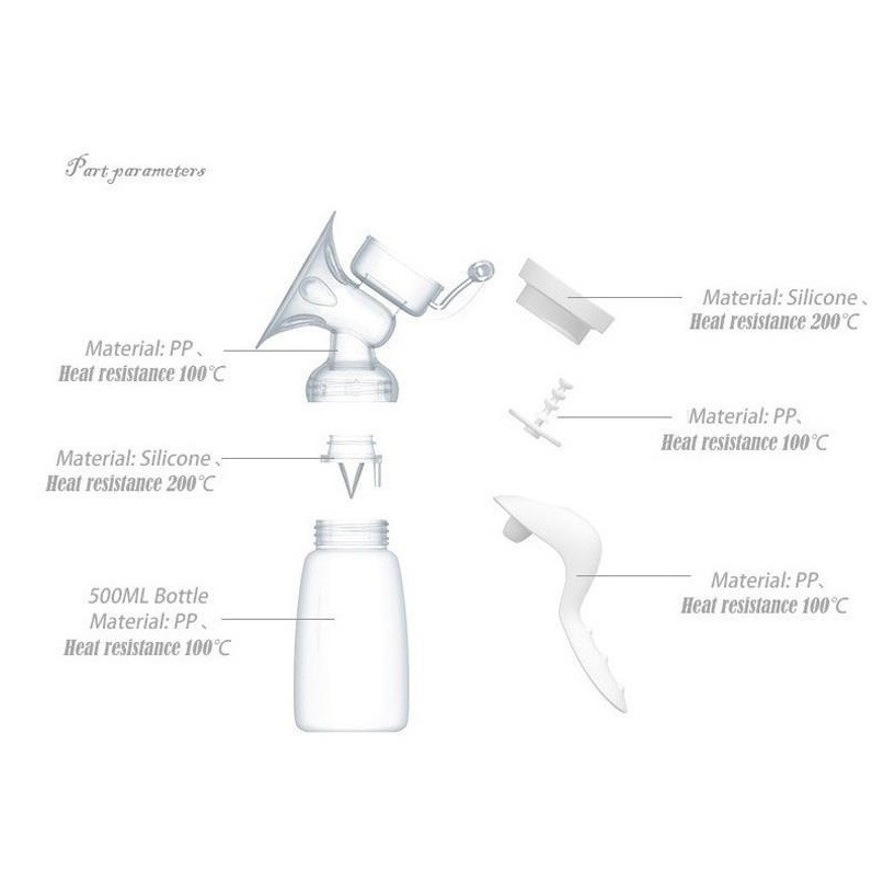 Real Bubee Manual Breastpump Pompa ASI Murah Berkualitas BPA Free