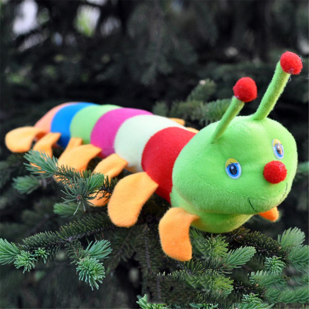 Needway Boneka Serangga Lucu Anak Anak Boneka Plush Lembut Katun Cotton Inchworm Boneka Mainan