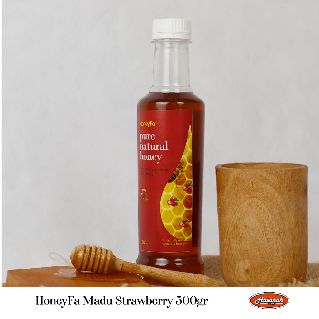 

Madu strawberry (madu dari sarang lebah yang menghisap nektar bunga strawberry)500gr