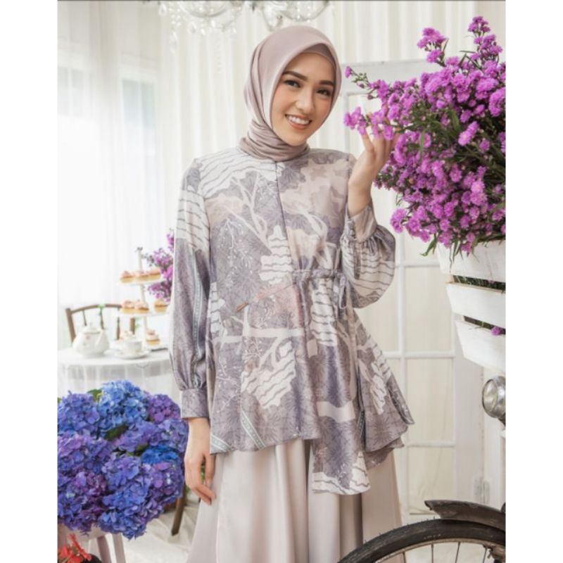 (PRELOVED) Melati blouse M wearing klamby Cassia Poppy Brooklyn Fika blouse Nora dress Jasmine gina 