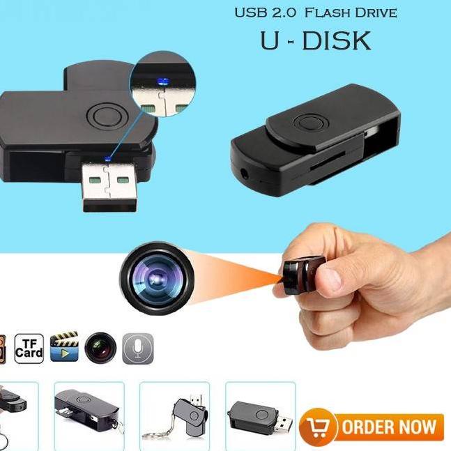 Terbaik.. Spy Camera Mini DV U-Disk ( Hidden Camera Model Card Reader ) HD Video
