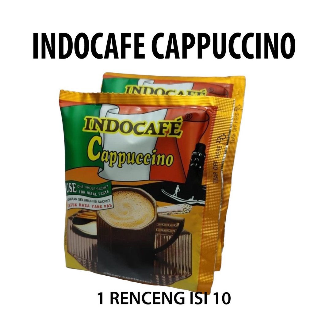 INDOCAFE CAPPUCINO RENCENG ISI 10