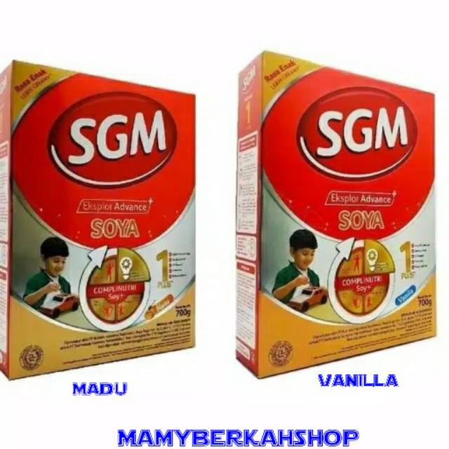 Susu SGM SOYA 1PLUS 1-5 tahun 700gr Madu/Vanilla