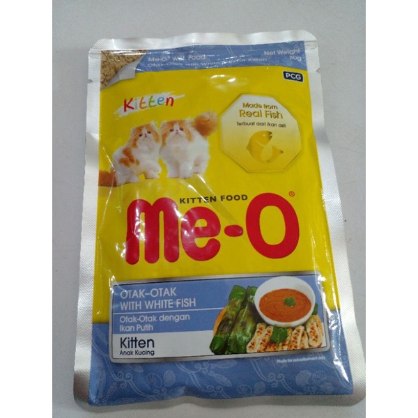 Meo sachet kitten otak otak with white fish 85gr