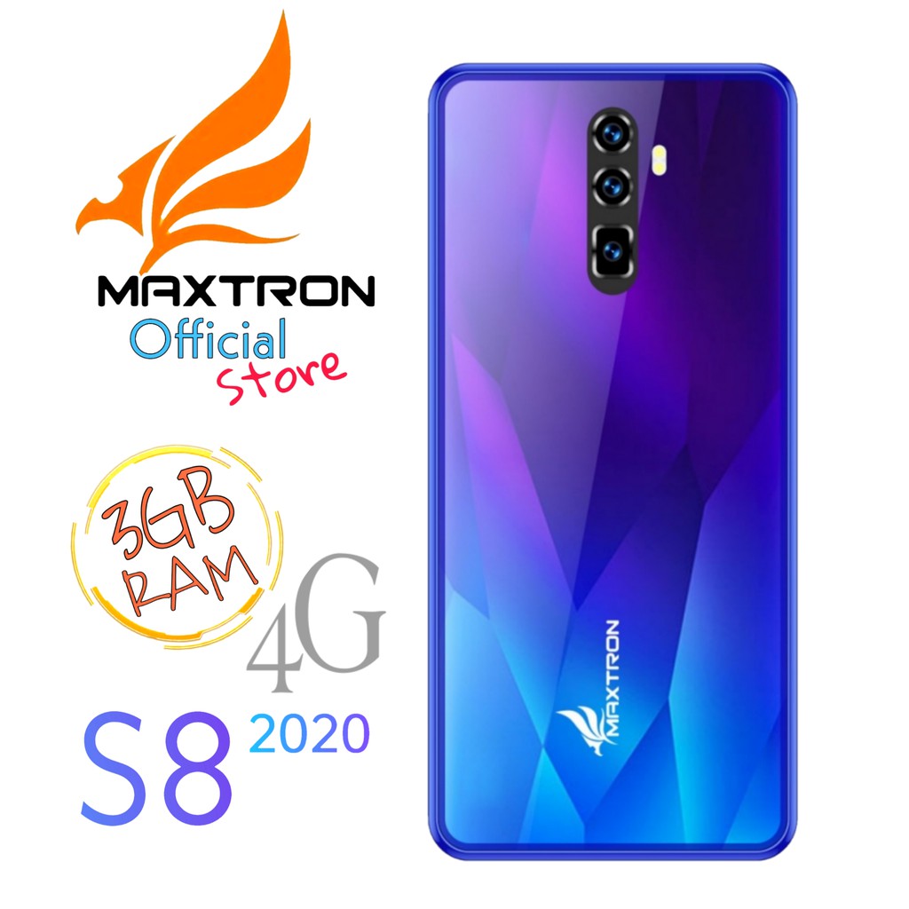 Hp Maxtron S8 2020 4g Hp Android 6 Ram 3gb Rom 16gb Smartphone Shopee Indonesia