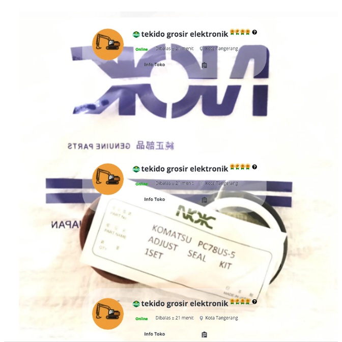 SEAL KIT ADJUSTER PC78US-5