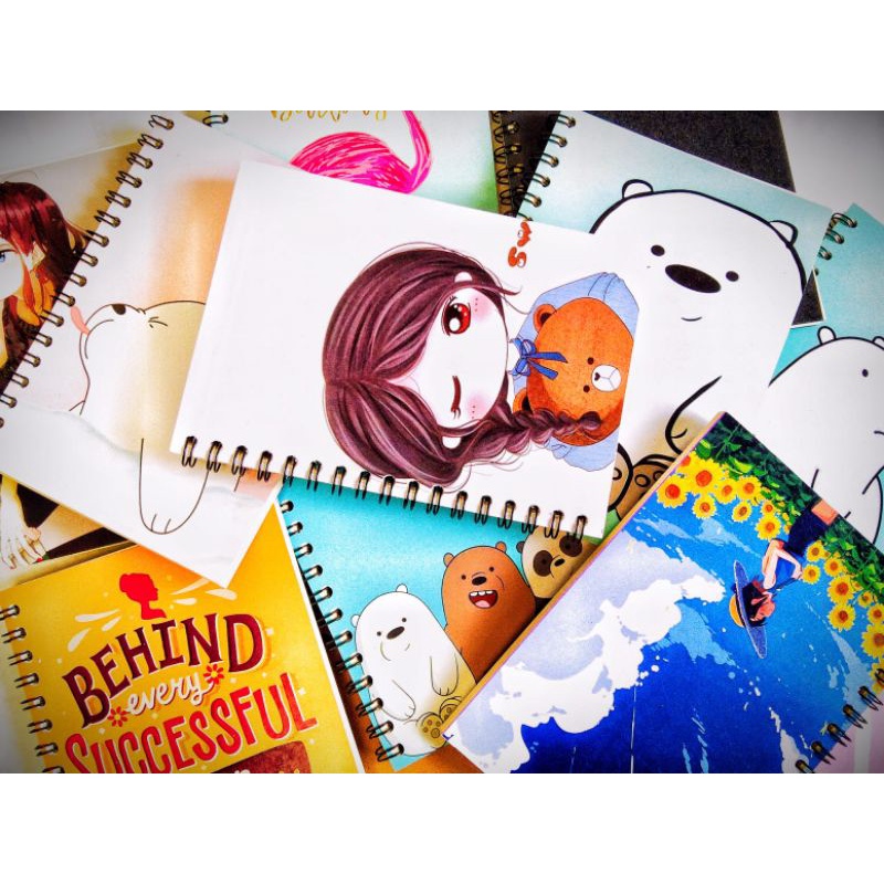 

Buku Catatan Polos Cover Unik Lucu Motif A6