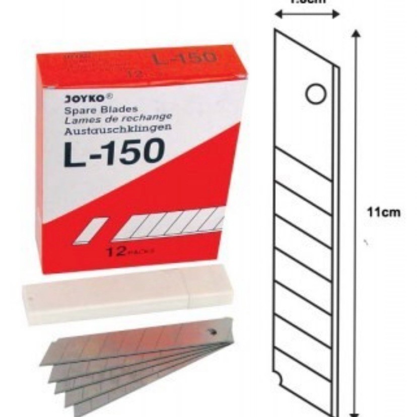 Isi Refill Pisau Cutter Blade Joyko Besar L150