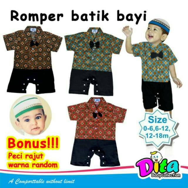 romper koko batik bayi romper koko bayi stelan koko anak