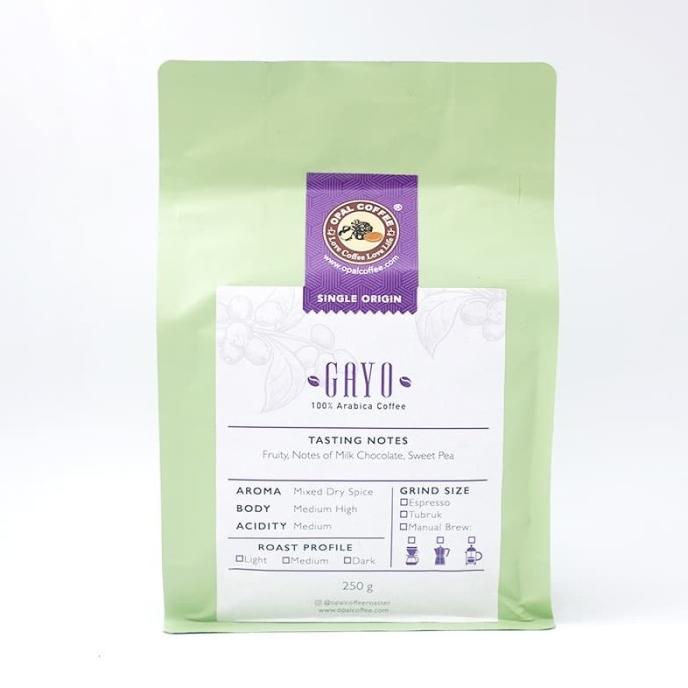 

[ COD ] Opal Coffee - Gayo Arabica Roasted Beans 250g OBRAL Kode 45