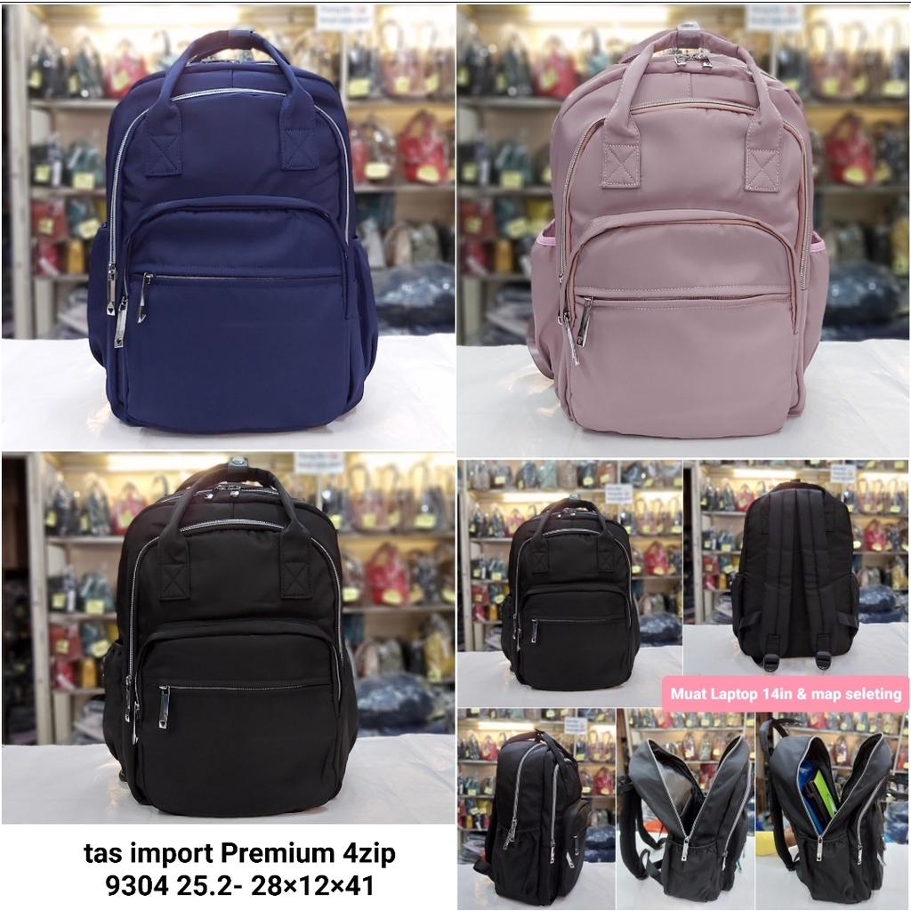 Tas import bahan dasar premium lebih berkualitas ransel sd smp sma / tas kerja wanita dan pria