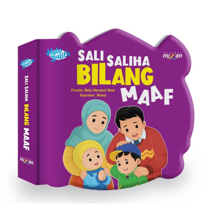 Dunia Anak HALO BALITA.PENUNTUN:SALI SALIHA BILANG MAAF (BOARDBOOK) PELANGI MIZAN-1