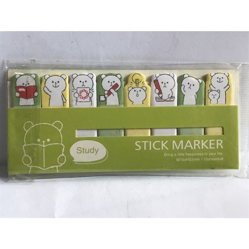 

Pembatas Buku Lucu Murah / Pembatas Buku Unik / Stick Marker