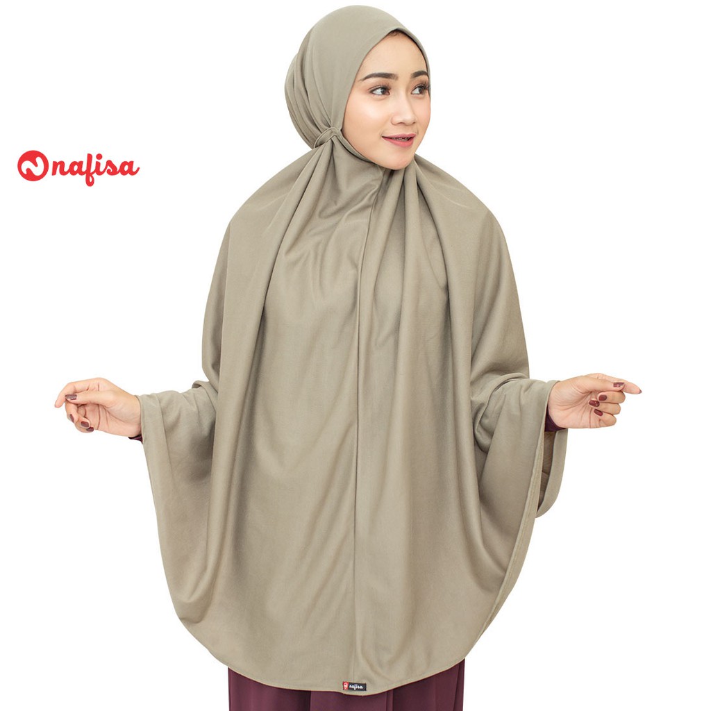 Khimar Tali Instan Kaos Jilbab Ber Size  Instan Khimar Tali Syari Hijab Nafisa Tali Hijab AT HOME