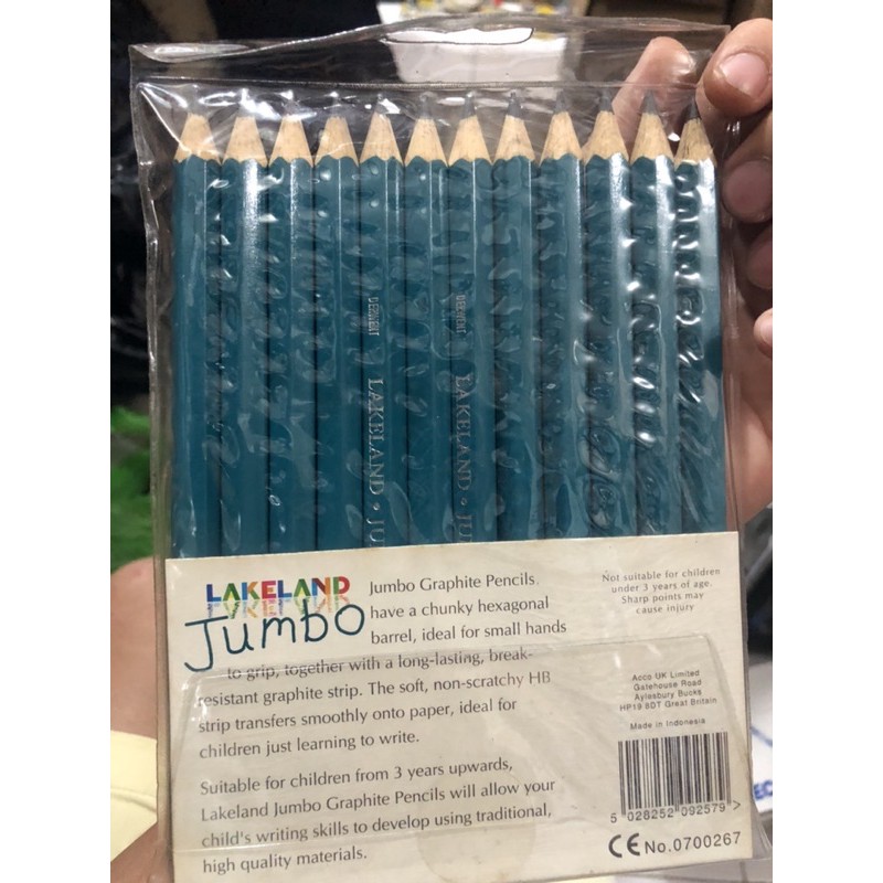 

pensil derwent jumbo Hb belajar menulis lakeland satuan