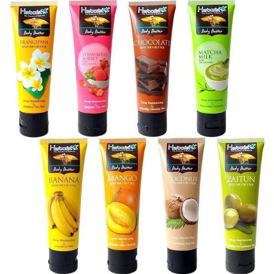 HERBORIST BODY BUTTER 80GR SHEA BUTER TUBE PELEMBAB TUBUH LOTION