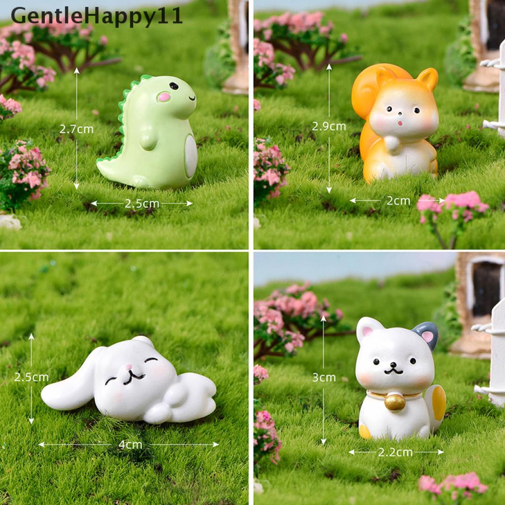 Gentlehappy Miniatur Hewan Untuk Dekorasi Taman Mini / Rumah Boneka DIY