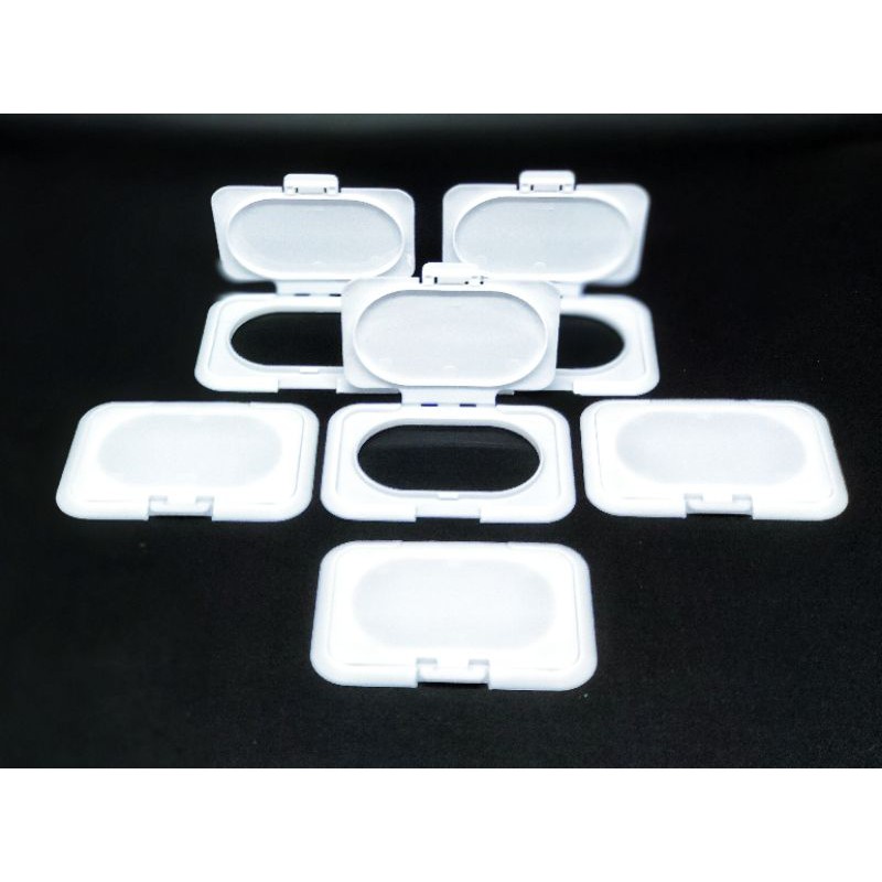 flip top cover tutup plastik tissue basah