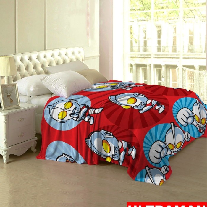 Selimut Dewasa Selimut lady rose 160 x 200 ultraman(B0D1) Selimut Dewasa Bulu Selimut Dewasa Tebal S