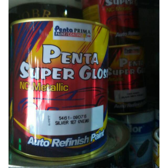  Cat  penta  super  gloss  Silver metalic 1E7 cat  original 