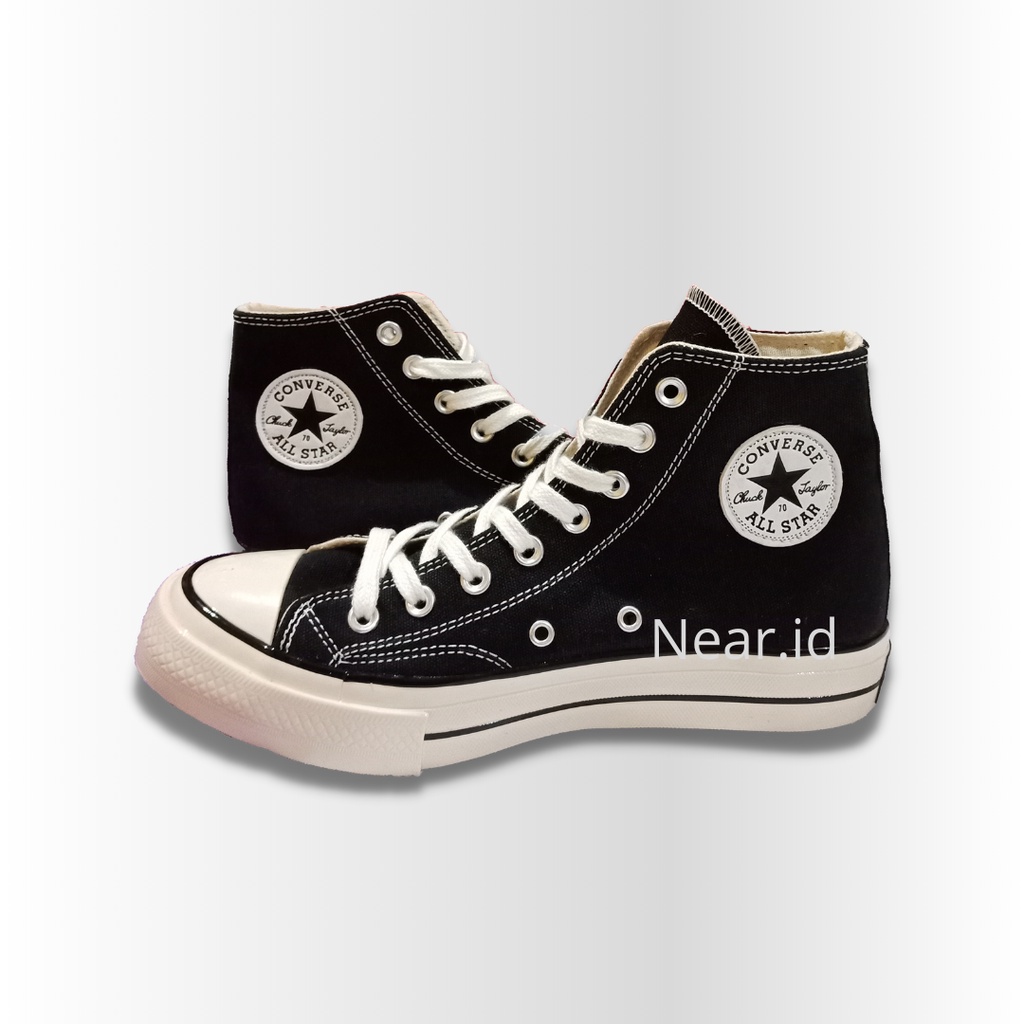 Sepatu Sneakers Converse_70s High Black BNIB Premium