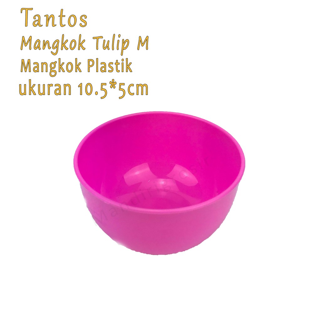 Mangkok plastik * Mangkok Tulip M * Pink *5162