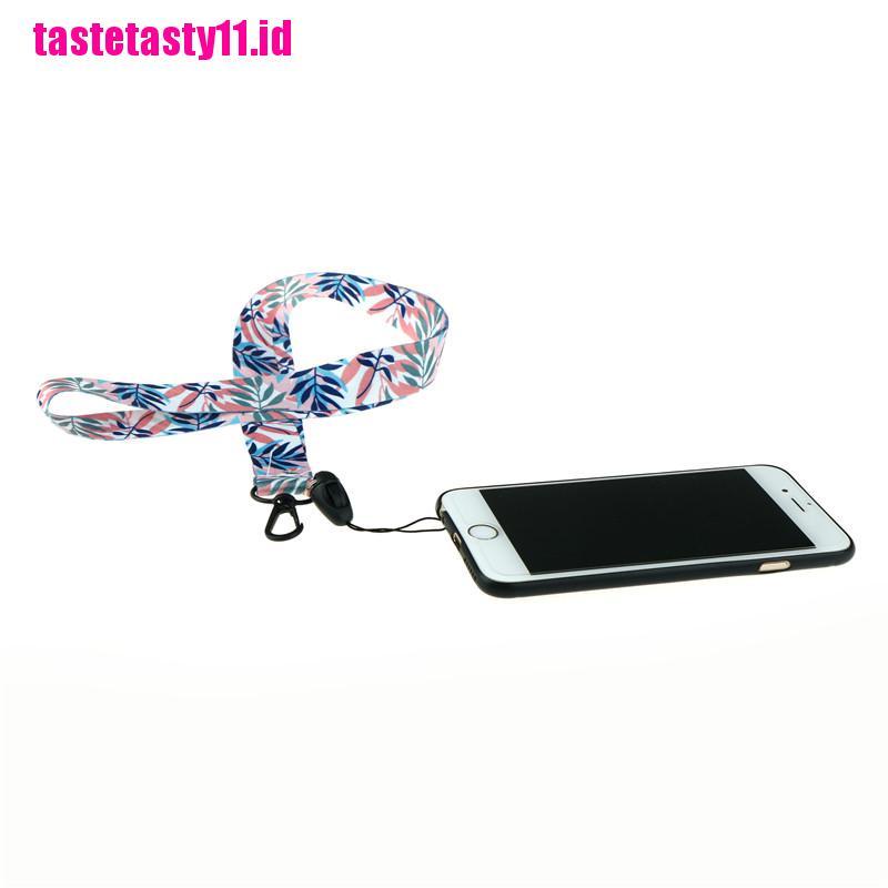 【TTID】leaves neck strap lanyards for keys id card phone straps holder diy hang