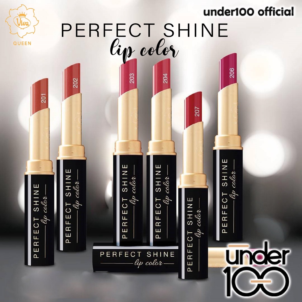 ❤ UNDER100 ❤ VIVA Queen Perfect Shine Lip Color Lipstik Lipstick 2.5g shades 201 - 210