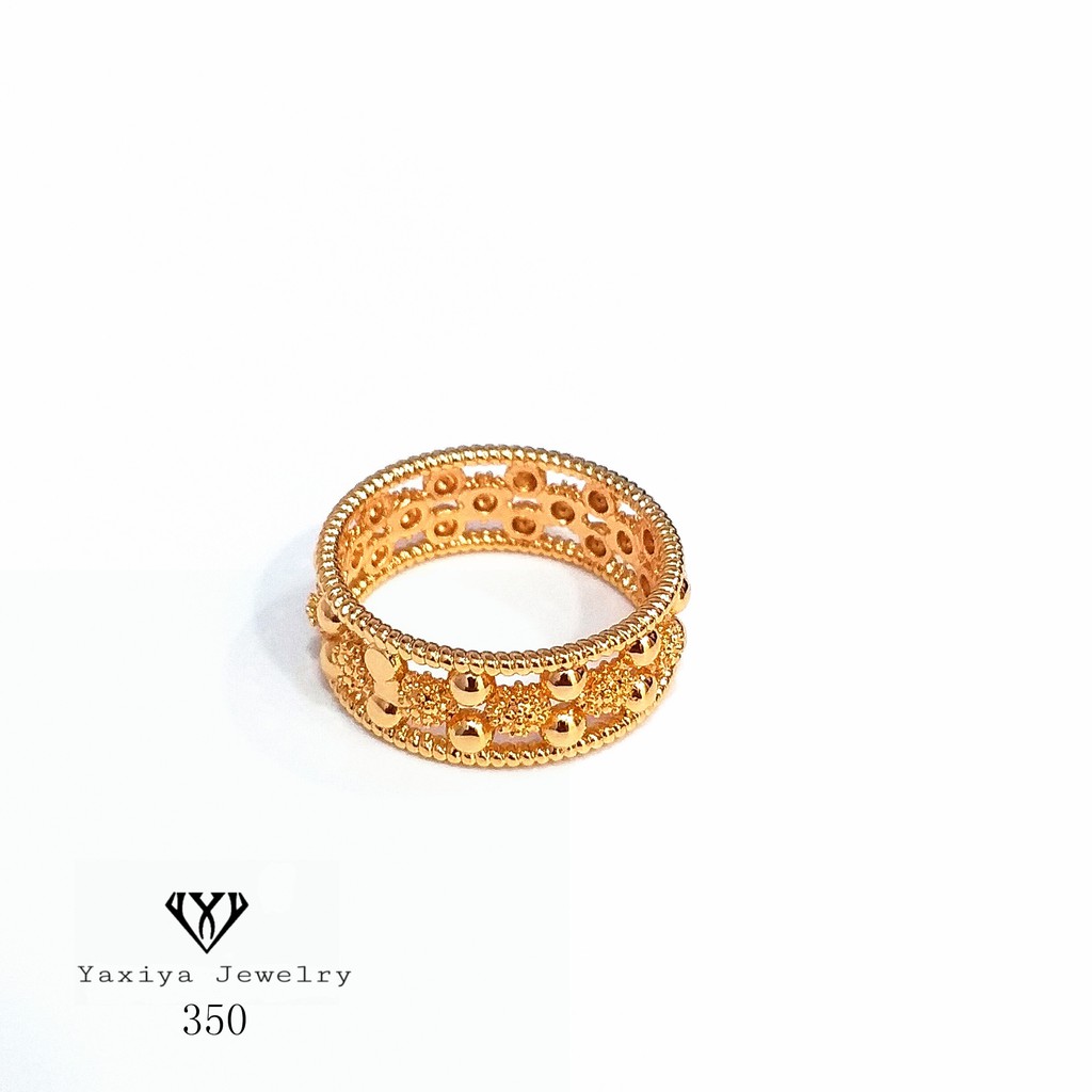 

Cincin Emas Dubai Perhiasan Lapis Emas 18K Yaxiya Jewelry 350