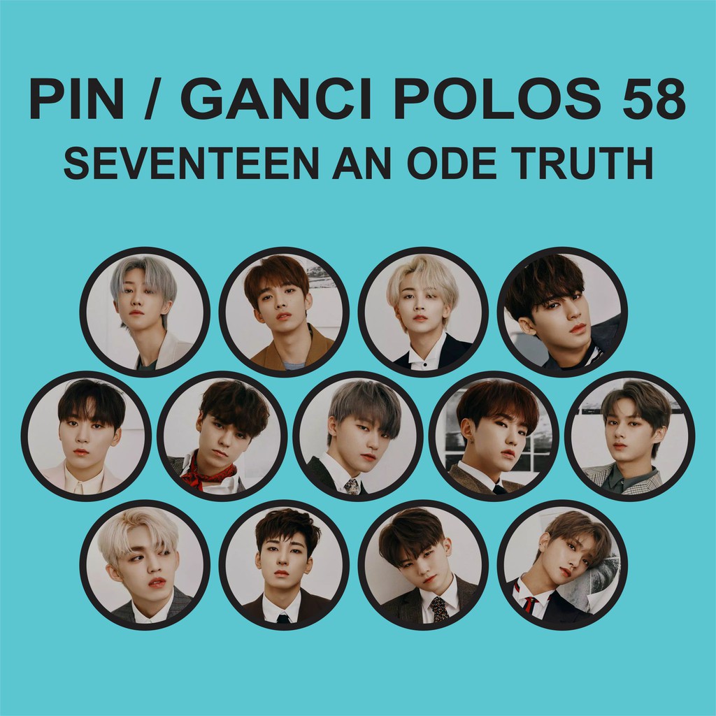 PIN / GANTUNGAN KUNCI POLOS 58 MM - SEVENTEEN &quot;An Ode Truth&quot;