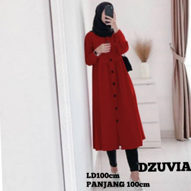 GR TUNIK ZUVIA/DZUVIA MOSCREPE HALUS IMPORT