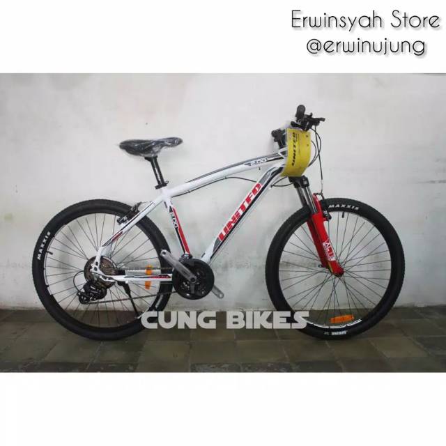 Sepeda gunung atau Sepeda MTB 26 United Miami 2.00 Putih Alloy