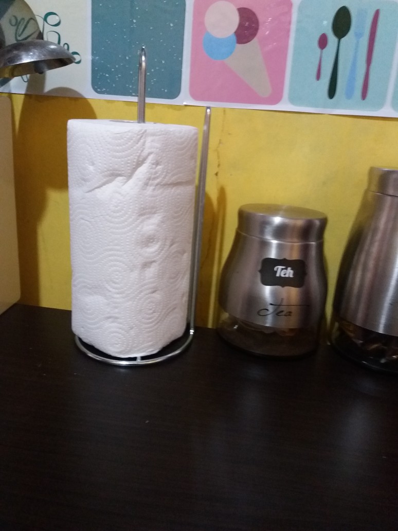 Torkad Tempat Tisu Roll