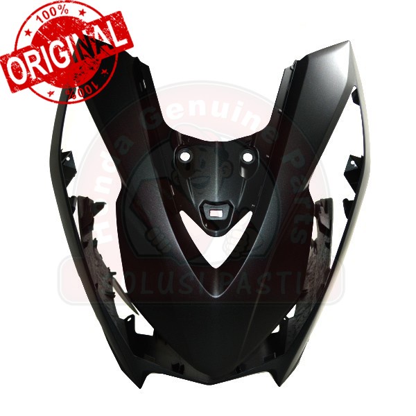 * READY STOCK Cover front panel tameng dasi besar Beat eSP ECO Street LED 2020 K1A Hitam Dof ORI 643