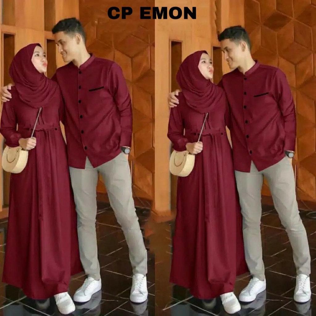 PASANGAN KONDANGAN/ COUPLE EMON/CP MUSLIM TERBARU/BAJU PASANGAN MUSLIM