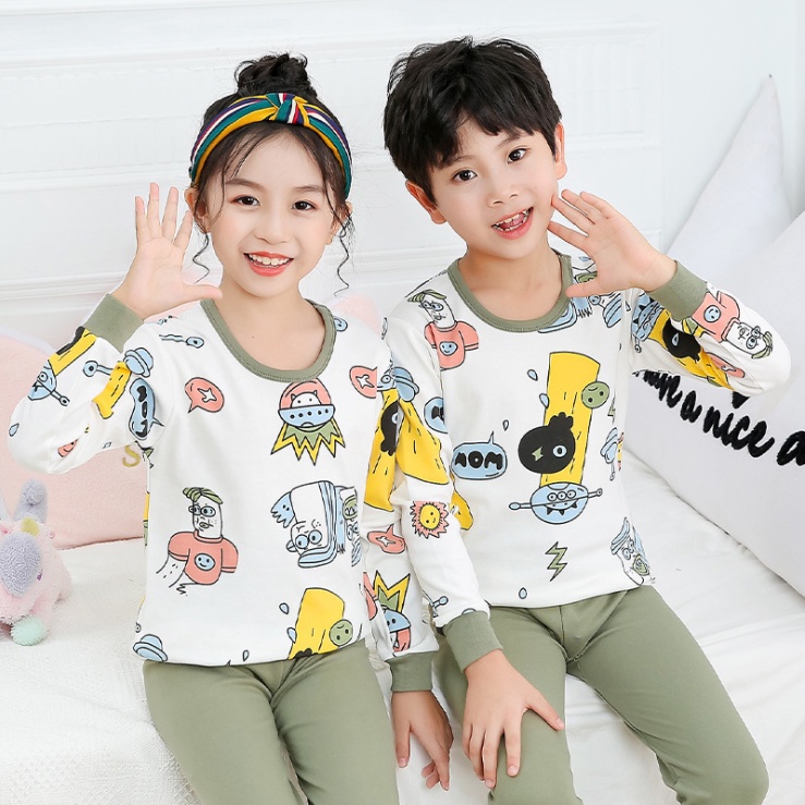 BAJU ANAK SETELAN BAJU TIDUR PIYAMA /  BAJU ANAK LAKILAKI BAJU ANAK PEREMPUAN