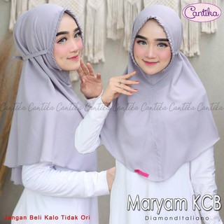 Hijab Jilbab Instan Bergo Maryam KCB Lipit Diamond Terbaru CVH | Shopee Indonesia