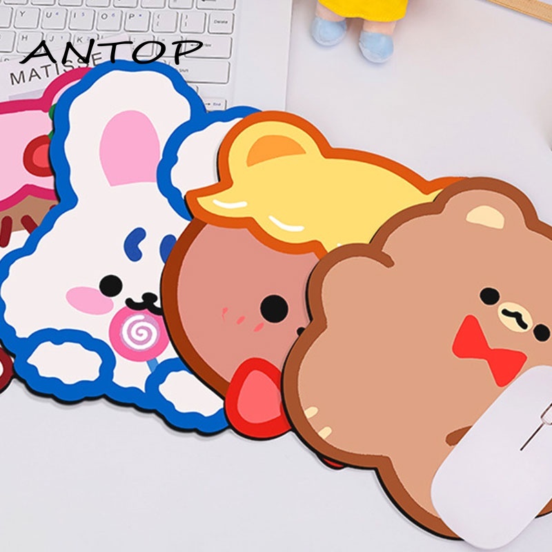 Mouse Pad Anti Slip Motif Print Kartun Untuk Aksesoris Komputer