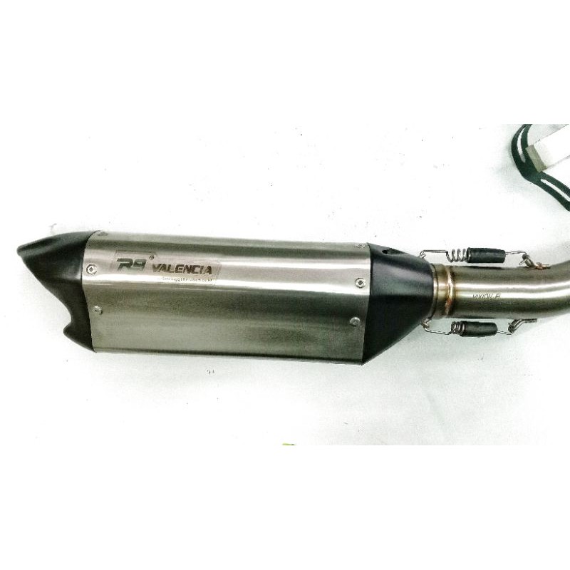 Knalpot Racing R9 Valencia Original Vixion New/Vixion Lama/Byson/Cb150R/CBR150/MX New