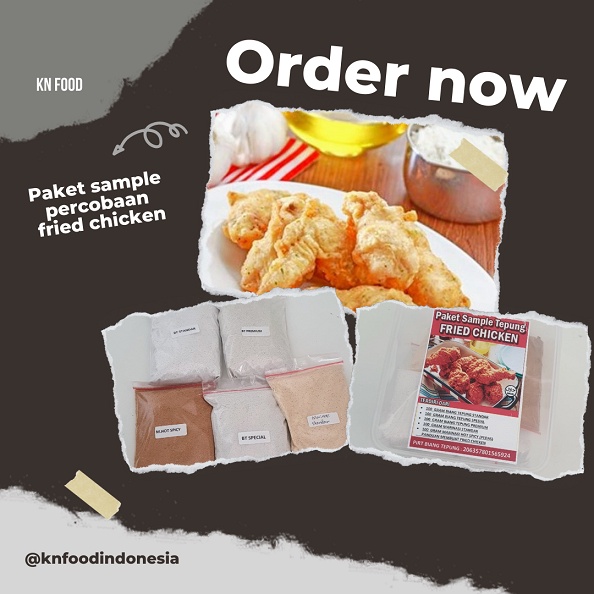 

Paket Percobaan Fried Chicken - Paket Sampel Fried Chicken - Paket Coba Ayam Geprek Fried Chicken