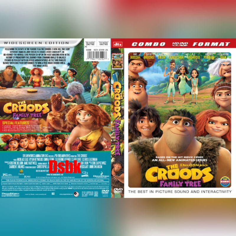 Kaset Film Animasi THE CROODS FAMILY TREE (2021)