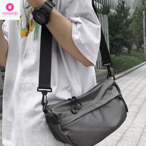 HANABI - Tas selempang unisex BOXY tas ootd / tas casual