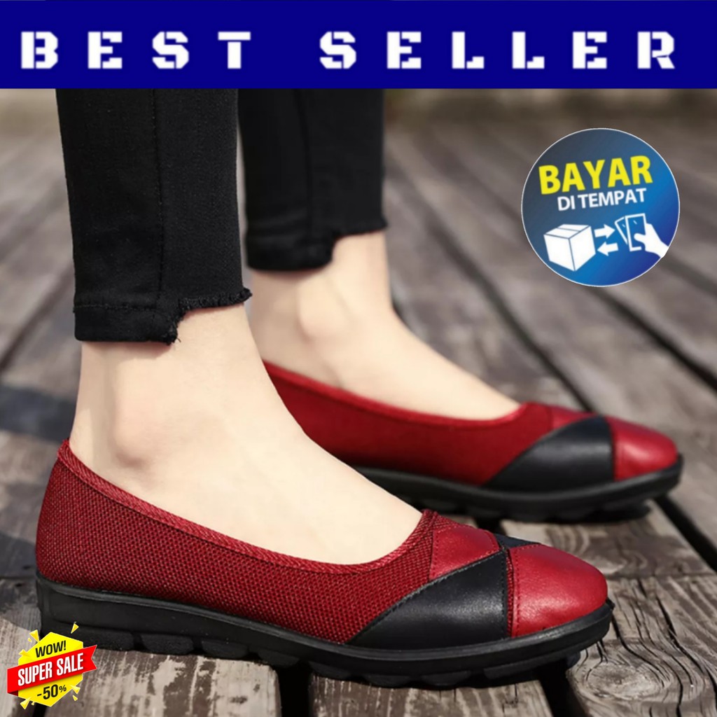 LUTTON - sepatu casual wanita - SEPATU BALET LT 10