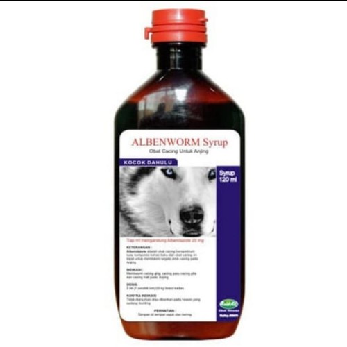 Raid All - Albenworm - Dog Syrup 120 ML / Obat Cacing Anjing