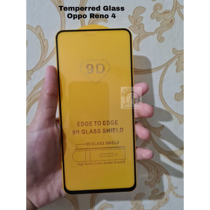 TEMPERED GLASS FULL COVER OPPO RENO 4 HARGA GROSIR
